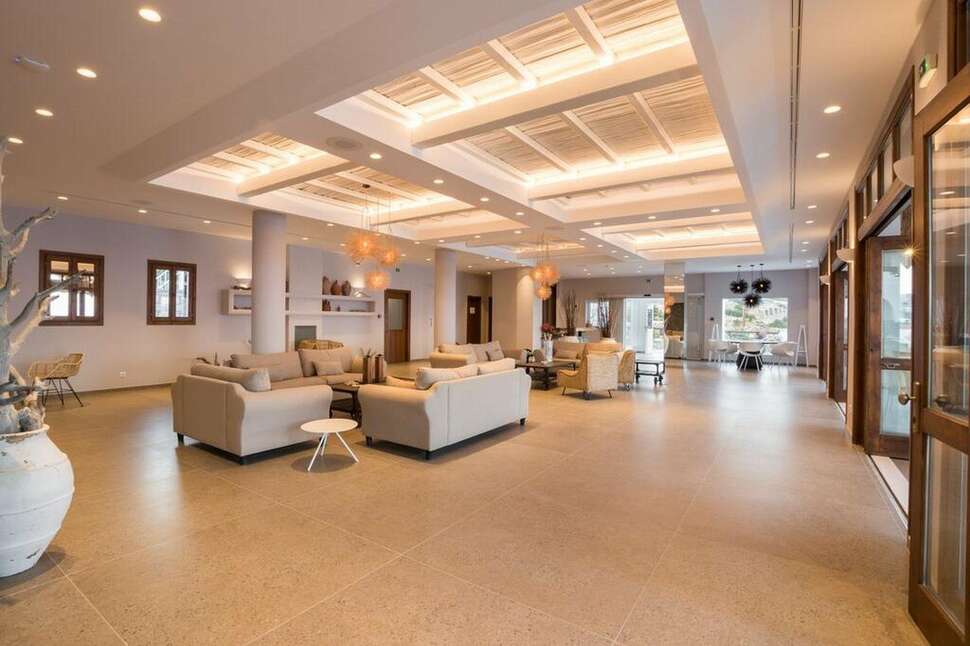 Een foto van het interieur van Aegean Village