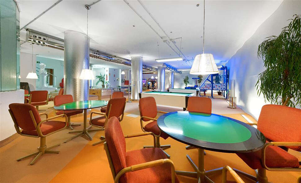 Een foto van het interieur van Bull Eugenia Victoria & Spa