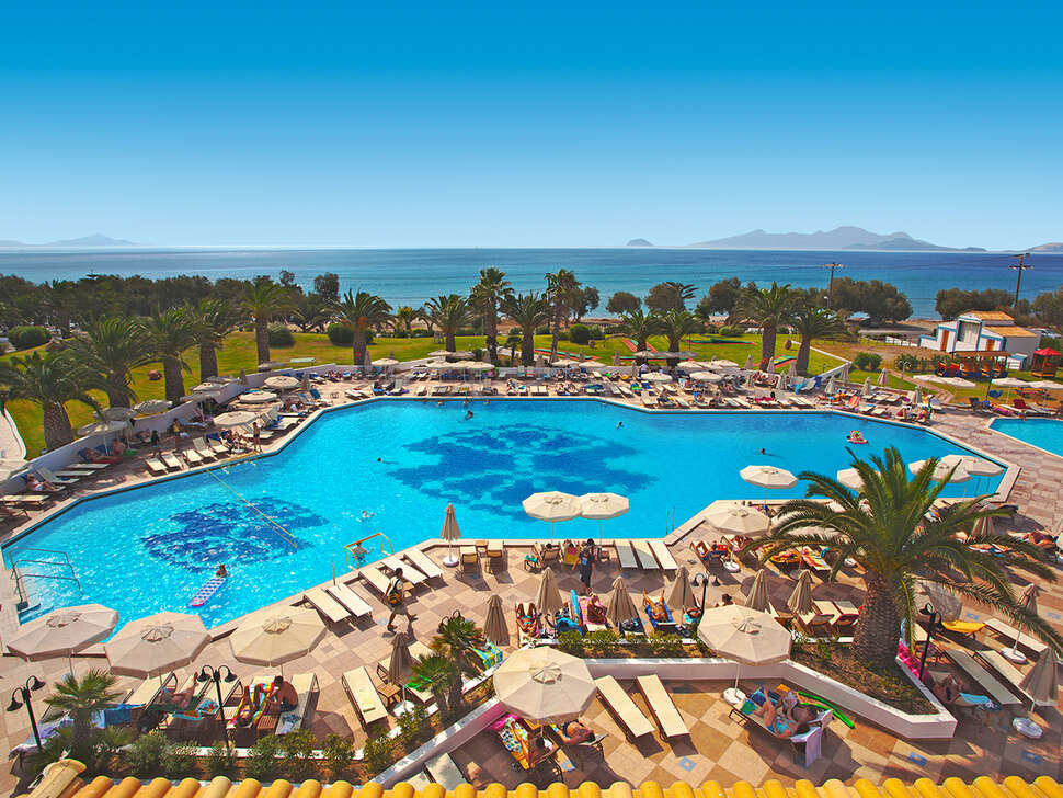 Een foto van het zwembad bij Lagas Aegean Village