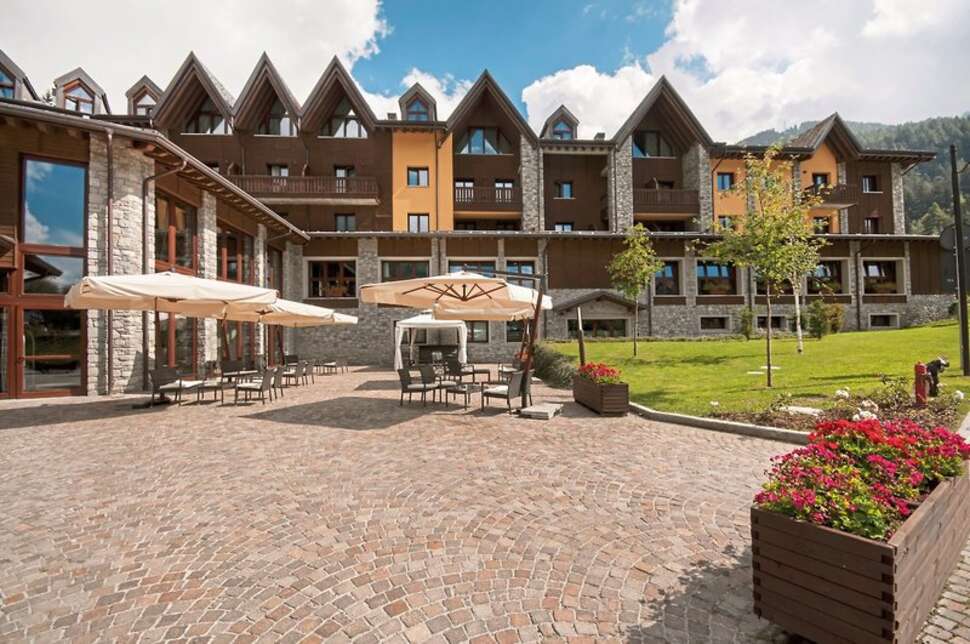 Een foto van de buitenkant van Blu Hotel Acquaseria