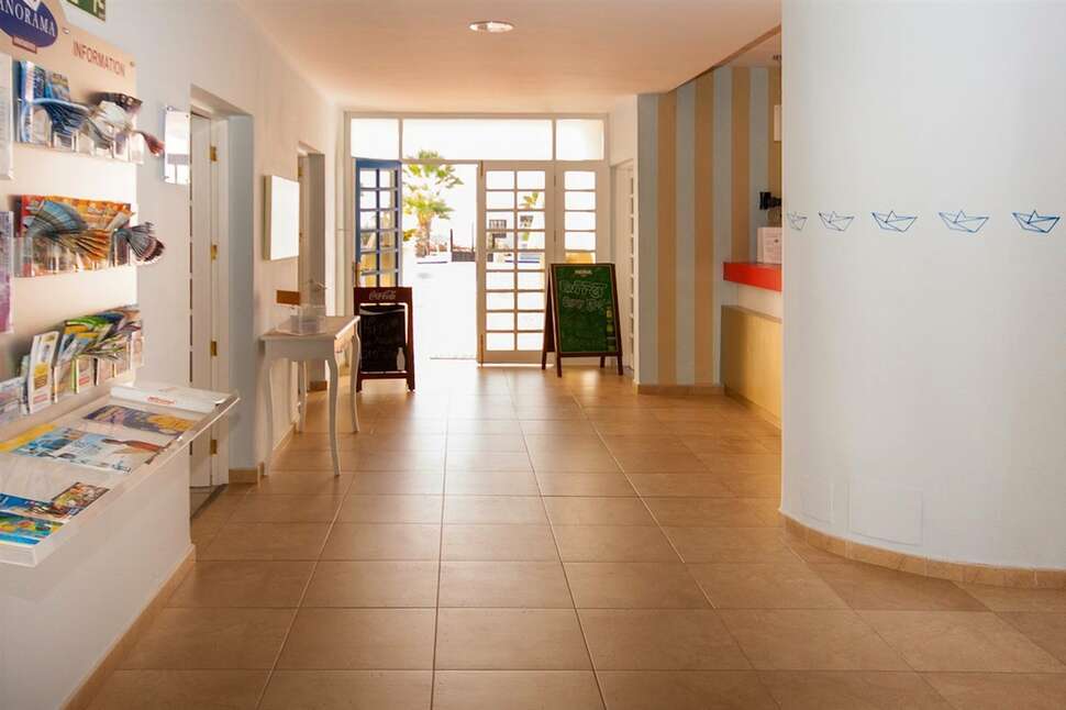 Een foto van het interieur van Appartementen Panorama