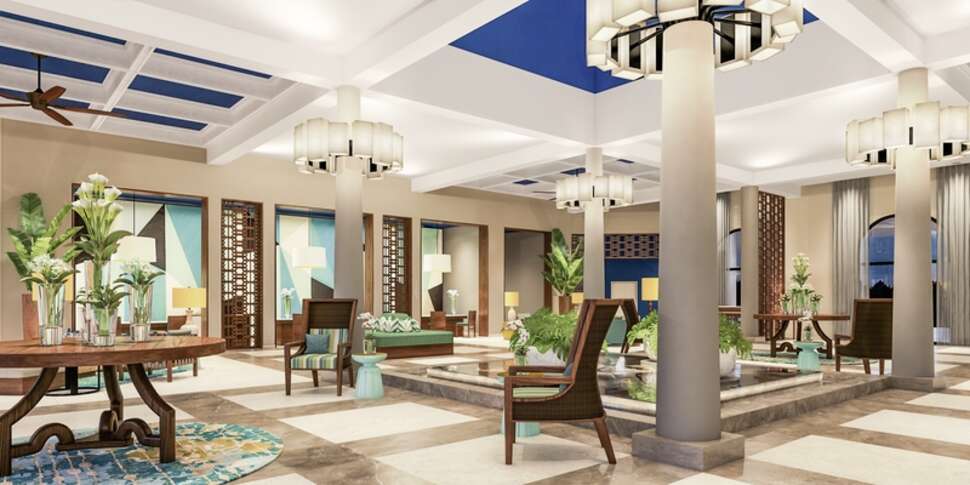Een foto van het interieur van Dreams Dominicus La Romana