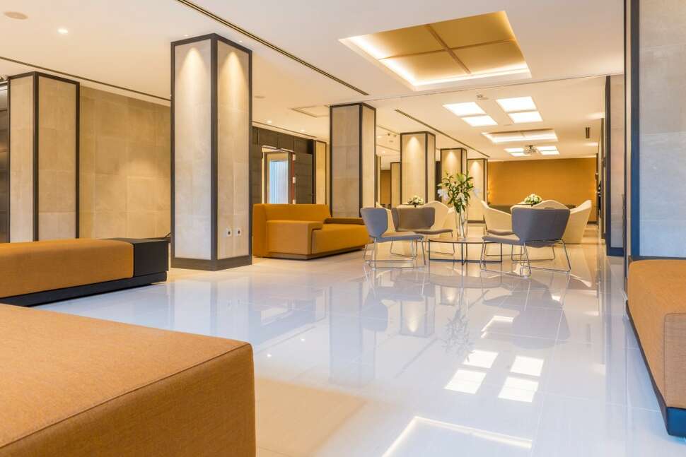 Een foto van het interieur van Hotel Marsol