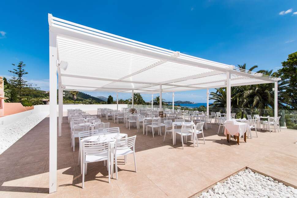Ein Foto von der Terrasse im Na Taconera Sport & Relax