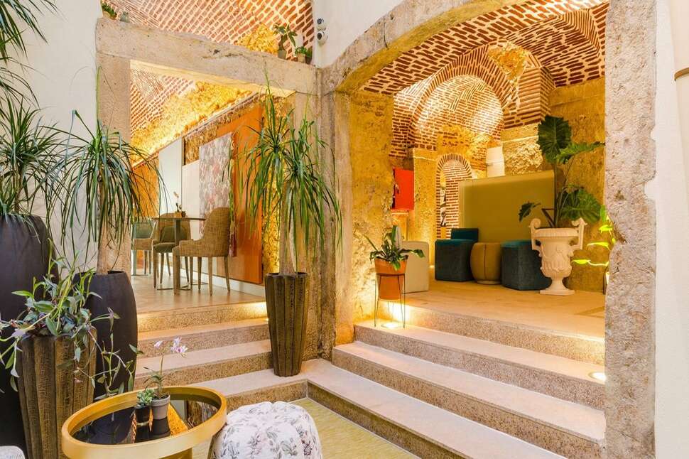 Een foto van het interieur van Hotel Borges Chiado