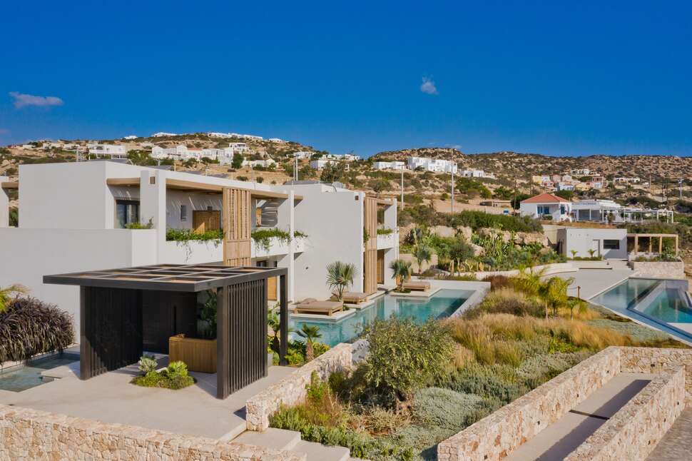 Een foto van het zwembad bij Almi Luxury Rooms