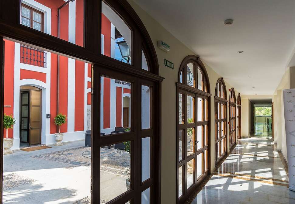Een foto van het interieur van Hotel Finca Los Abetos