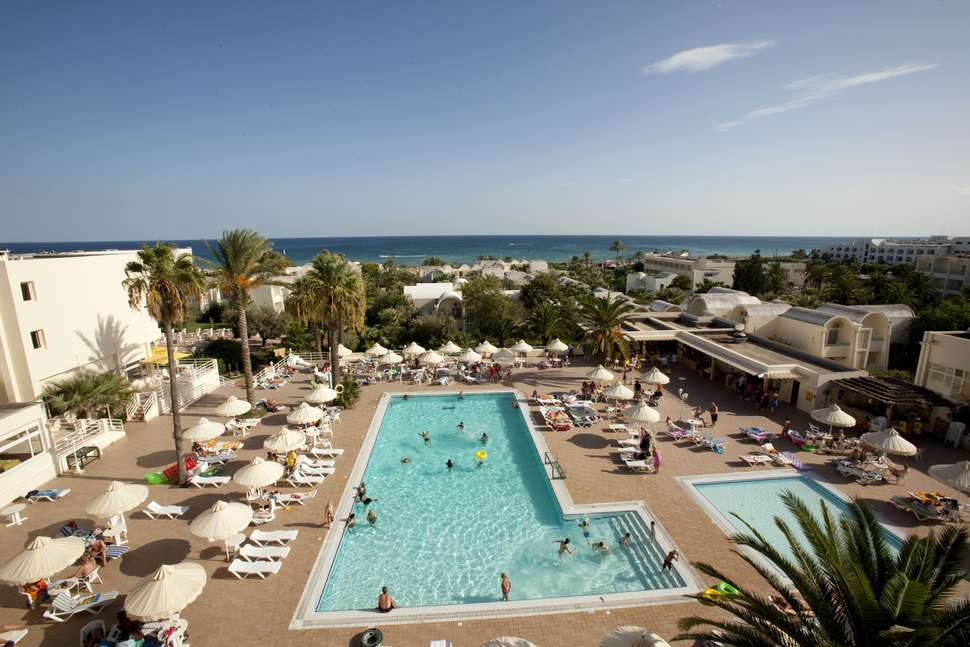Een foto van het zwembad bij Hotel Dar Khayam