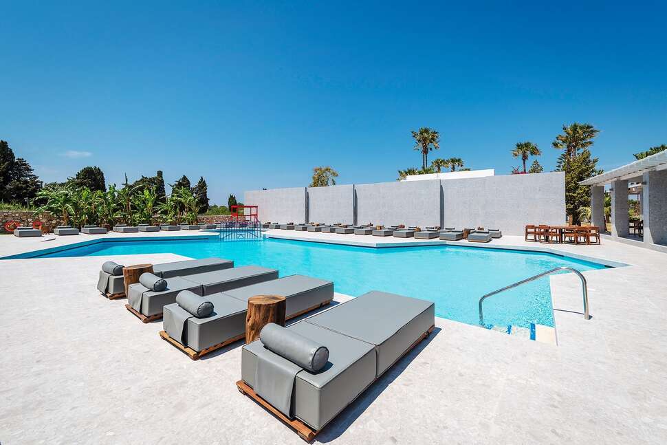 Ein Foto vom Pool im Diamond Boutique Hotel