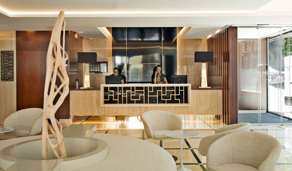 Een foto van het interieur van Turim Saldanha Hotel