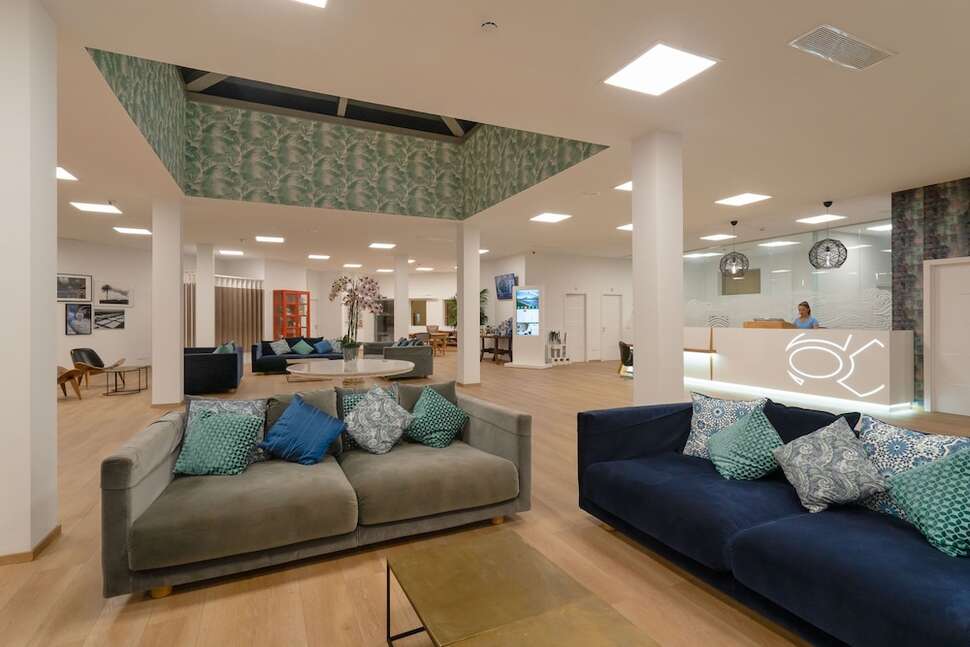 Een foto van het interieur van Aparthotel Santa Rosa