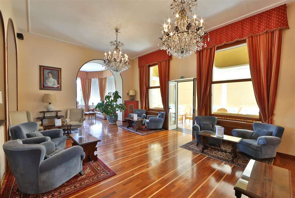 Een foto van het interieur van Best Western Hotel Regina Elena