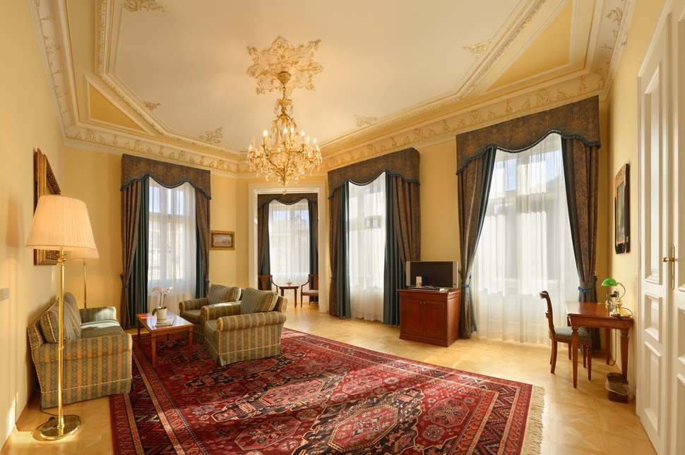 Ein Foto vom Innenbereich im Grandhotel Pupp