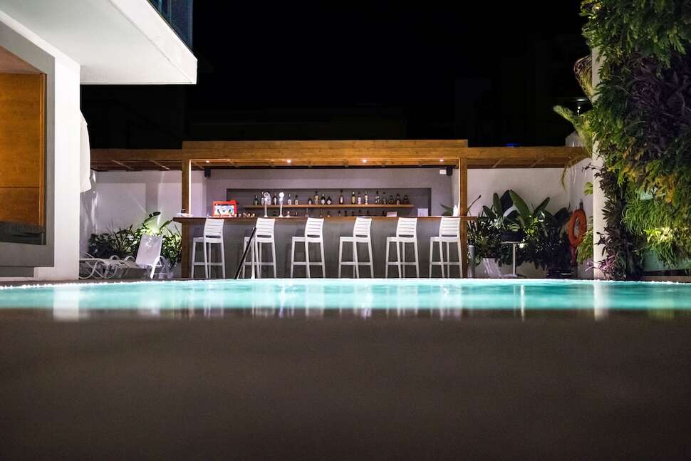 Ein Foto von den Einrichtungen im Manousos City Hotel