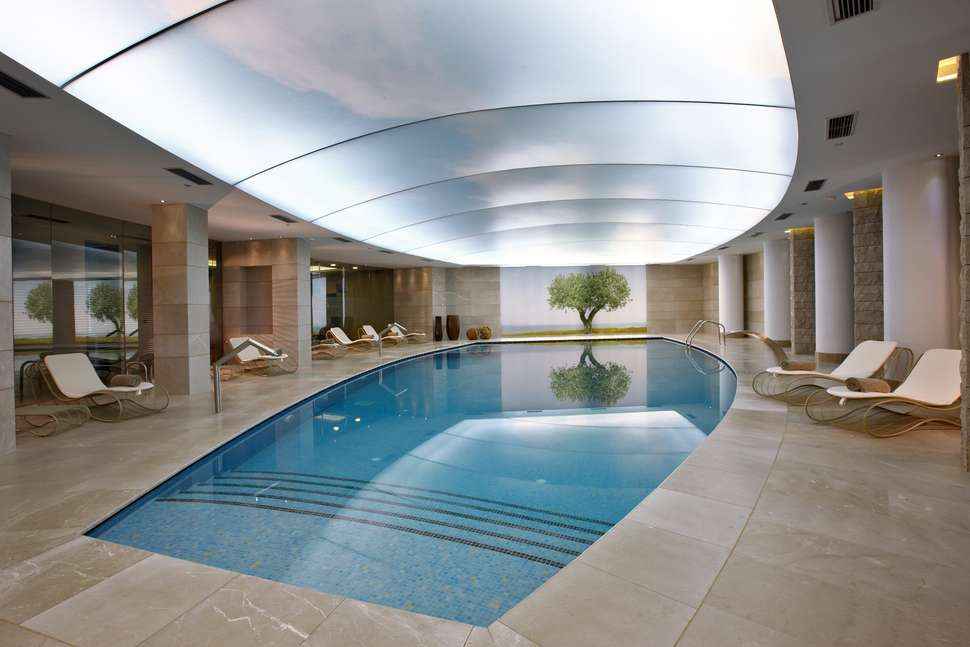Een foto van het zwembad bij Cavo Olympo Luxury Hotel & Spa