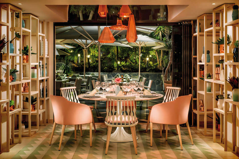 Een foto van het interieur van Seaside Sandy Beach