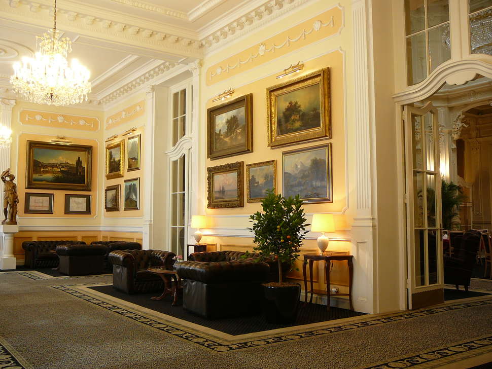 Ein Foto vom Innenbereich im Grandhotel Pupp
