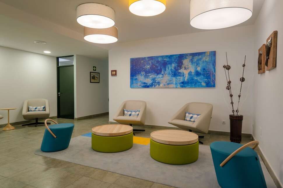 Een foto van het interieur van Relaxia Lanzaplaya Appartementen