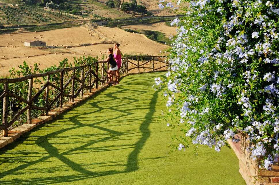 Een foto van het terras bij Agriturismo Villa Dafne