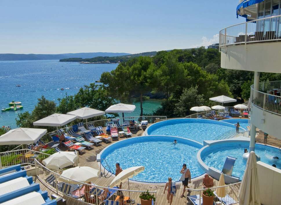 Een foto van een overzicht van Krk Sunny Hotel