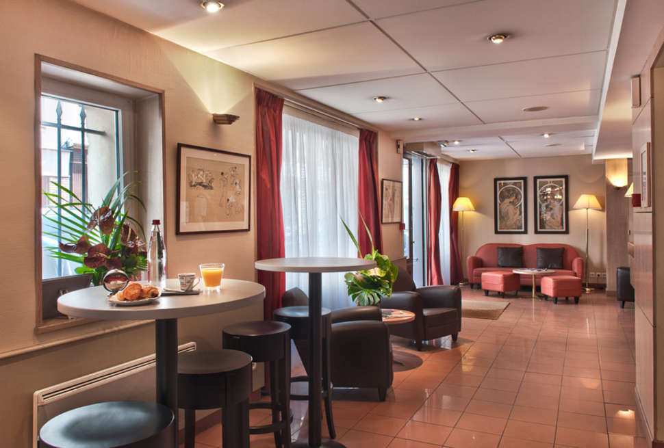 Een foto van het interieur van Hotel Appia la Fayette