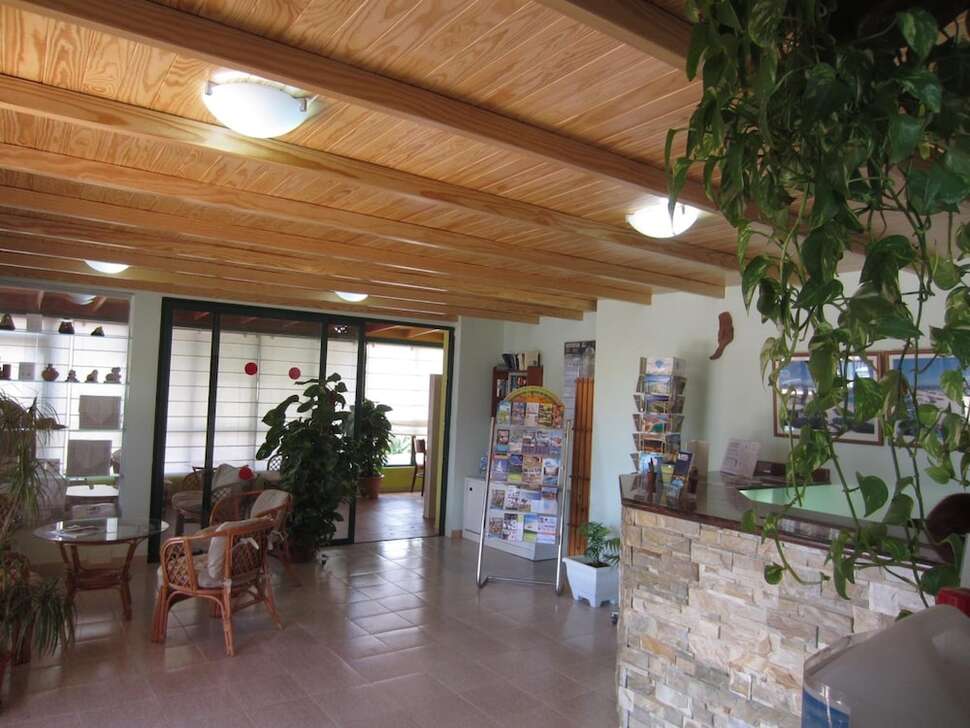 Een foto van het interieur van Bungalows Castillo Playa
