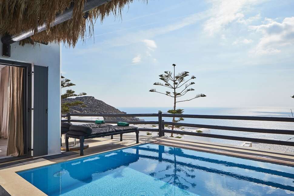 Een foto van het zwembad bij Myconian Utopia Relais & Chateaux