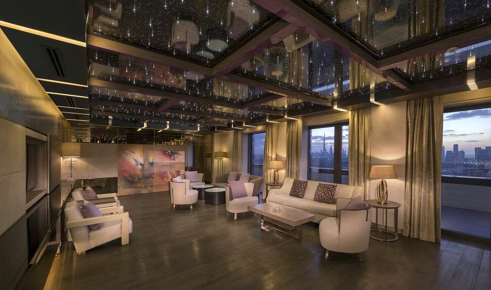 Een foto van het interieur van Hyatt Regency Dubai Creek Heights Hotel & Residences