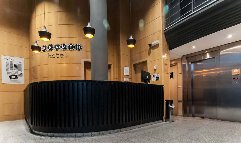 Een foto van het interieur van Hotel Kramer