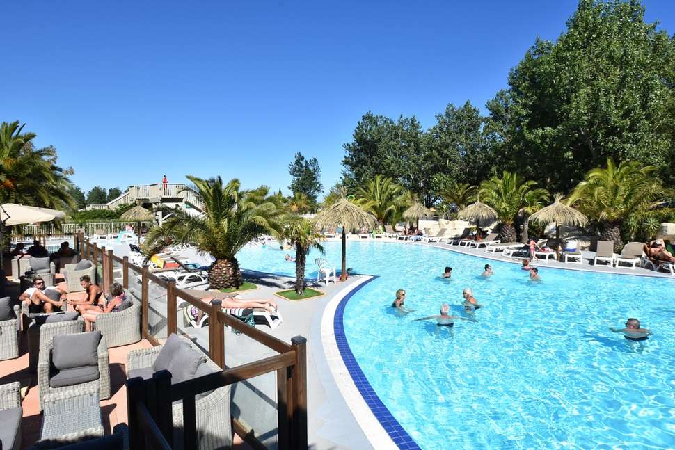 Een foto van het zwembad bij Camping Blue Bayou
