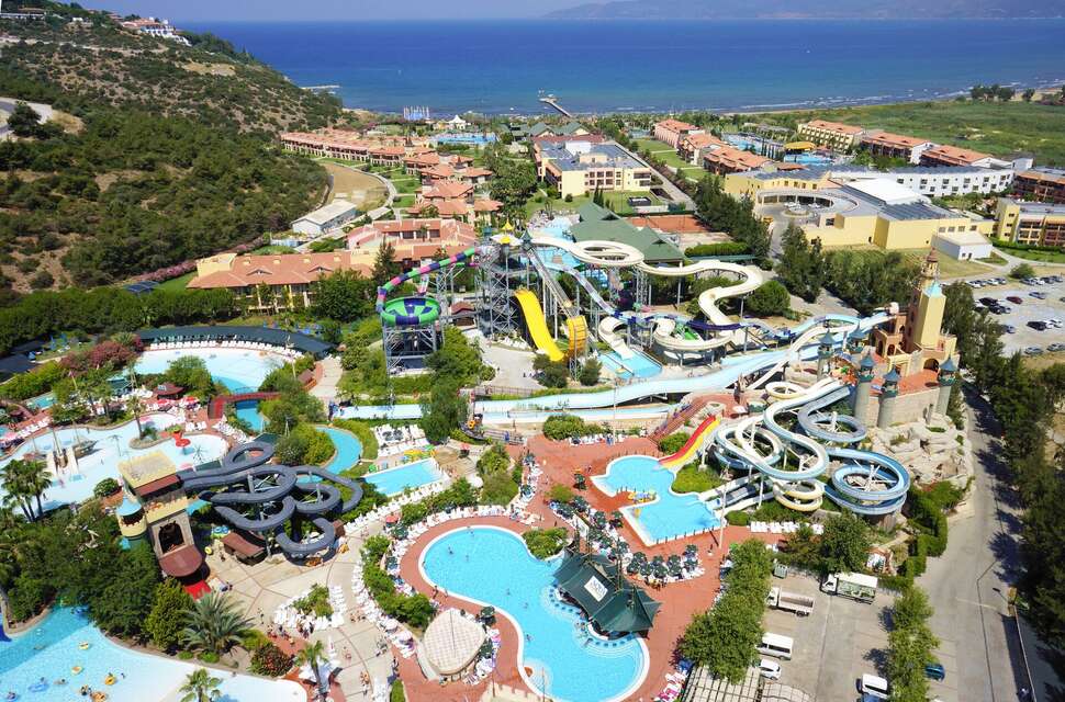 Een foto van het zwembad bij Aqua Fantasy Aquapark Hotel & Spa