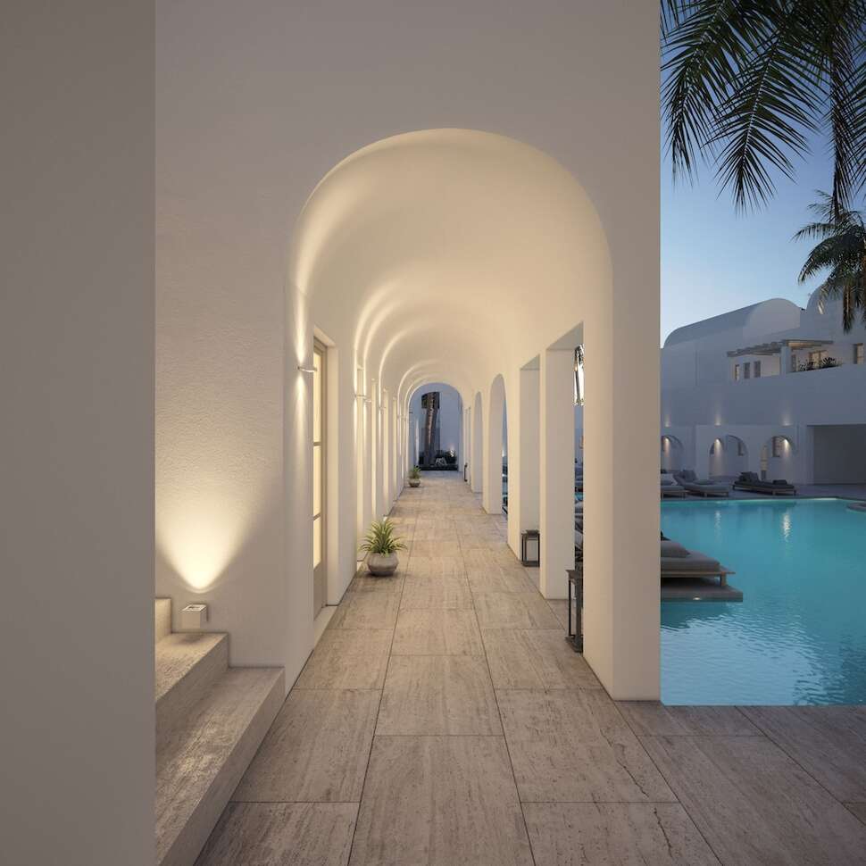 Een foto van het interieur van Antoperla Luxury Hotel & Spa