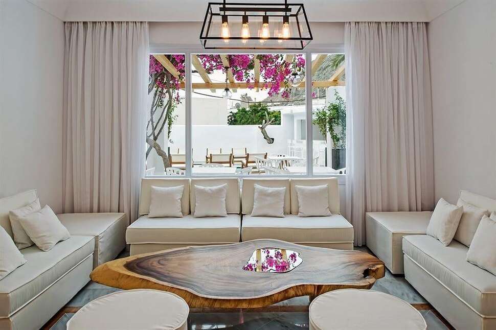 Een foto van het interieur van Cavo Bianco