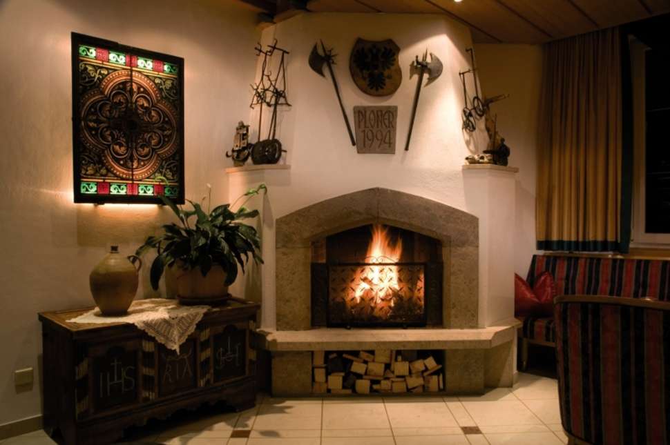 Een foto van het interieur van Hotel Hochland