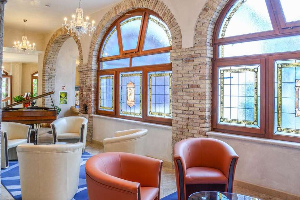 Een foto van het interieur van Hotel Antico Monastero