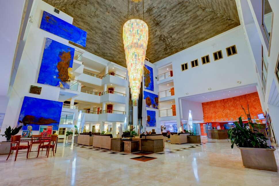 Een foto van het interieur van SBH Hotel Costa Calma Beach Resort