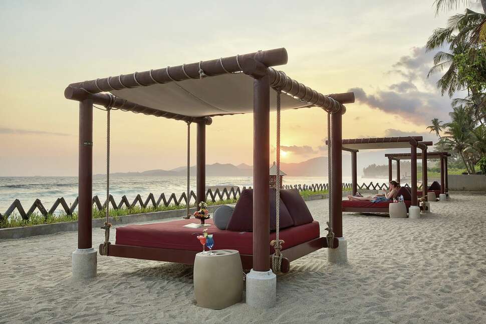 Ein Foto vom Strand beim Rama Candidasa Resort & Spa