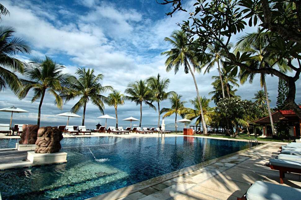 Ein Foto vom Pool im Rama Candidasa Resort & Spa