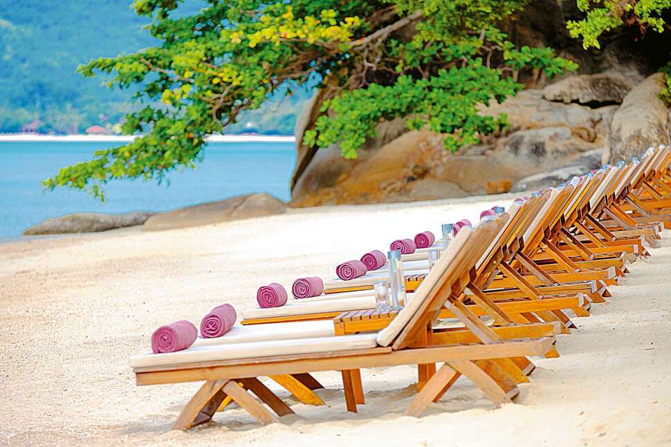 Ein Foto vom Strand beim Renaissance Koh Samui Resort & Spa