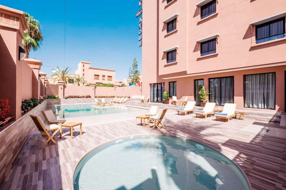 Een foto van het zwembad bij Hotel Ayoub