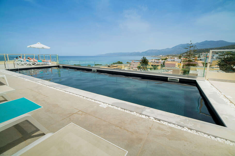 Ein Foto von einer Übersicht des Golden Beach Chersonissos