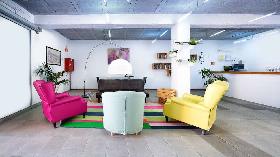 Een foto van het interieur van Bungalows Nido del Aguila