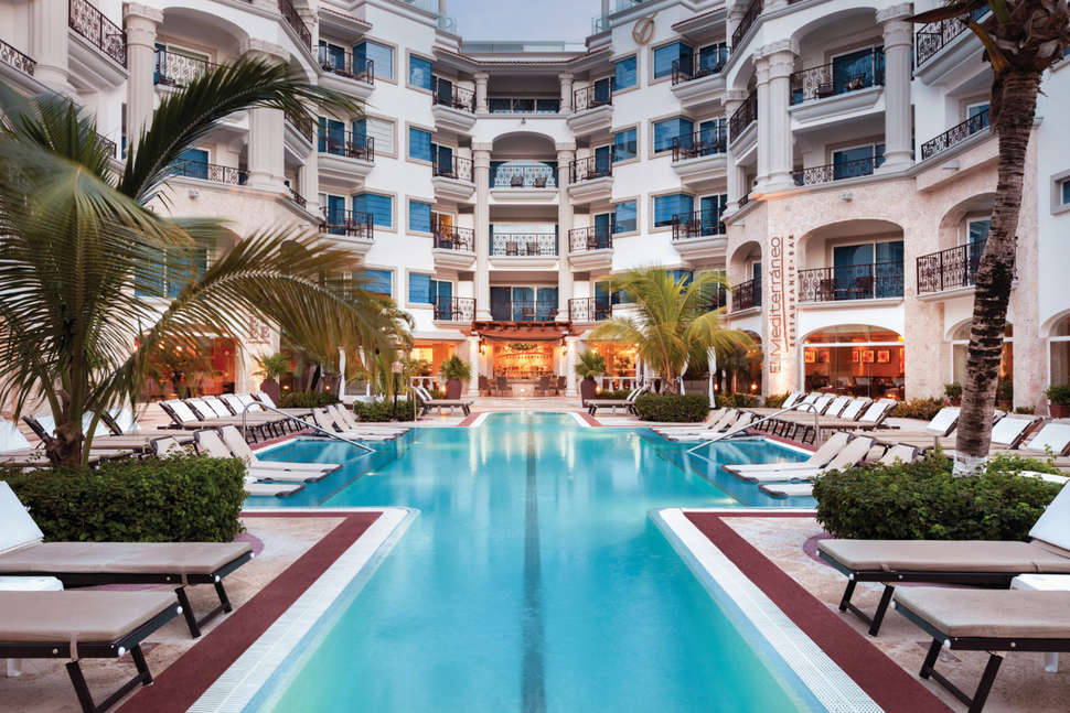 Ein Foto vom Pool im Hyatt Vivid Playa Del Carmen