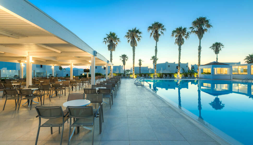 Ein Foto von den Einrichtungen im Aeolos Beach Hotel