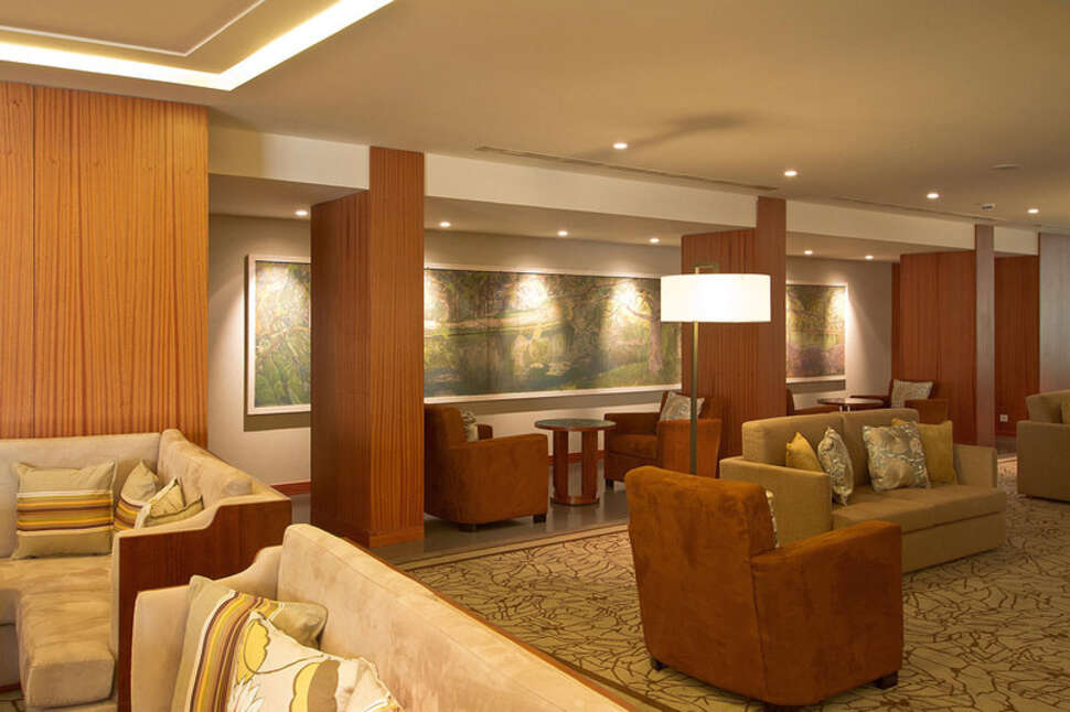 Een foto van het interieur van Terra Nostra Garden Hotel