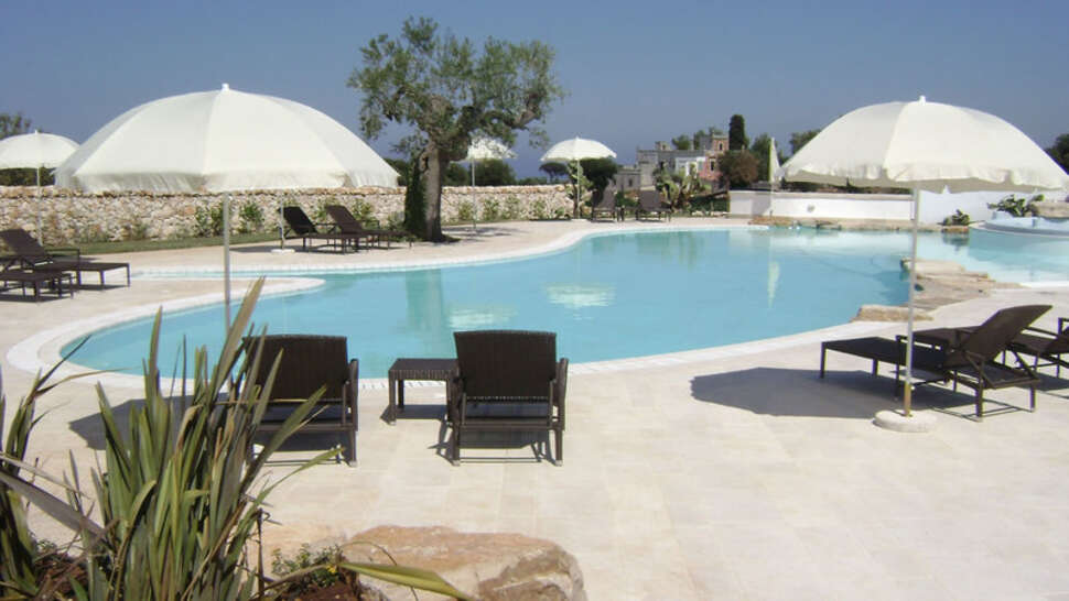 Ein Foto von einer Übersicht des Borgobianco Resort & Spa