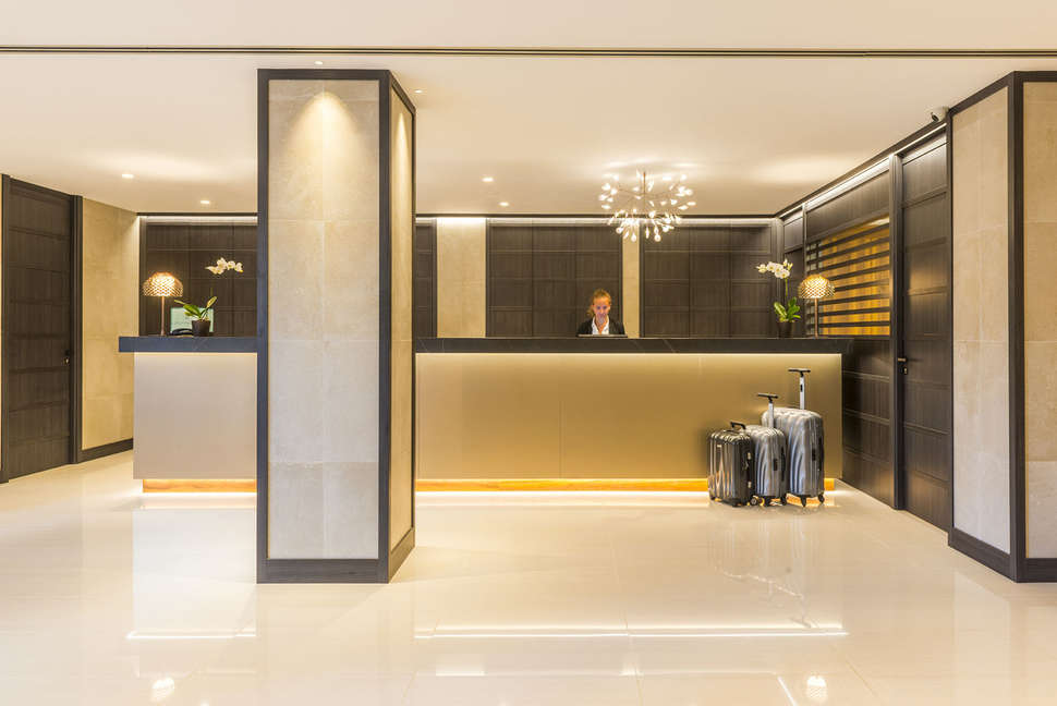 Een foto van het interieur van Hotel Marsol
