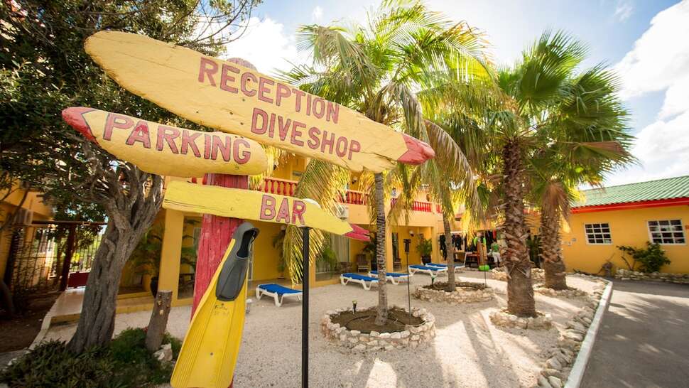 Een foto van de buitenkant van Scuba Lodge Lagun Beach