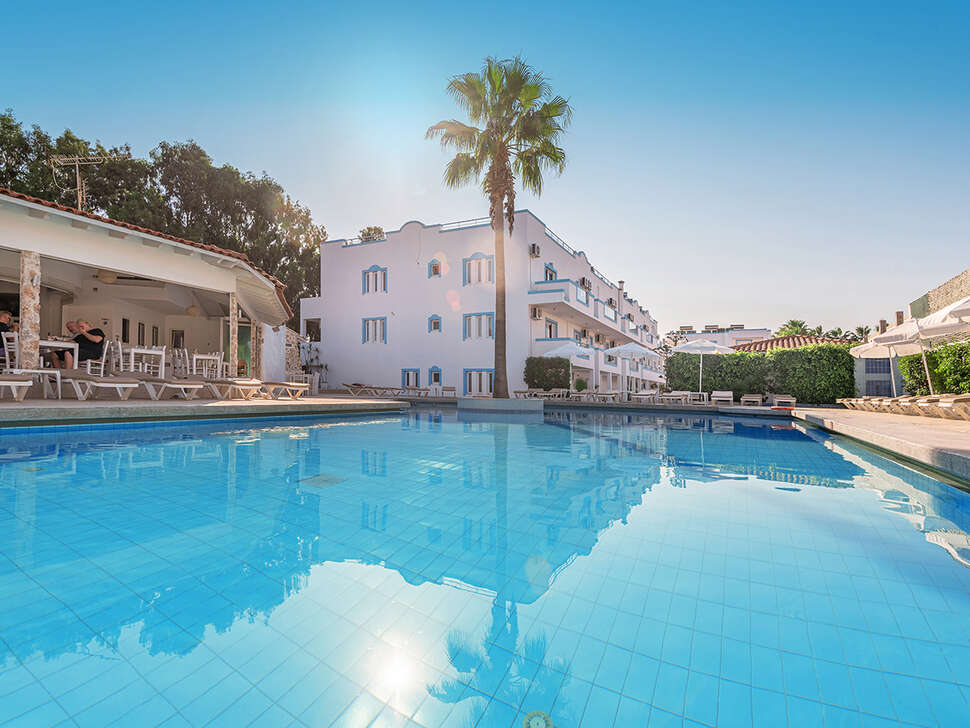 Een foto van een overzicht van Aegean Blu Appartementen