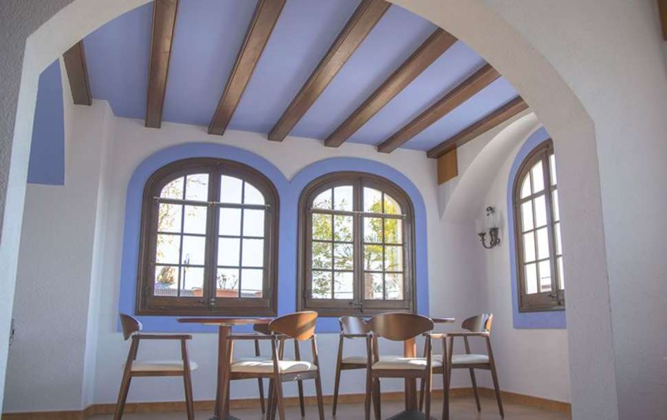 Een foto van het interieur van Hotel Lloret Santa Rosa